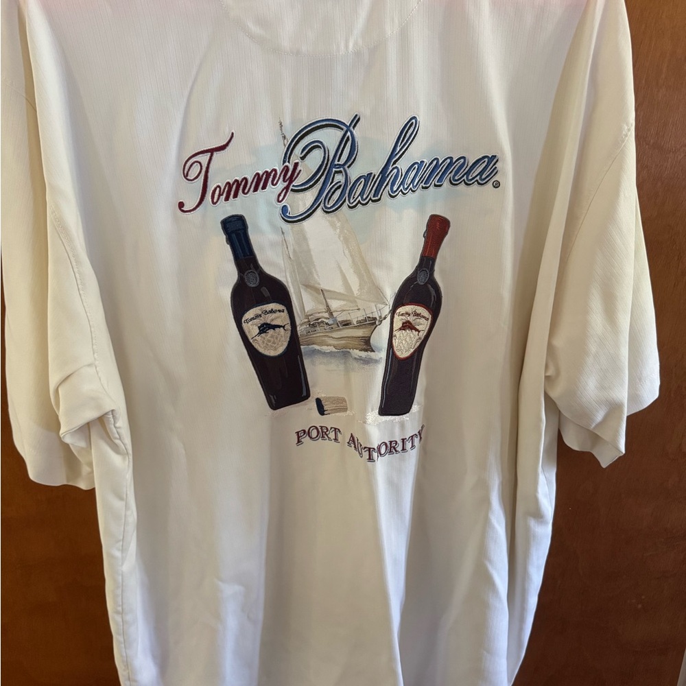 Tommy Bahama Men's Ivory Button-Down Shirt